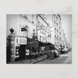 Straat in Parijs Briefkaart