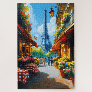 Straat in Parijs Legpuzzel