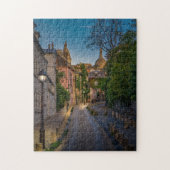 Straat in Parijs Legpuzzel (Verticaal)