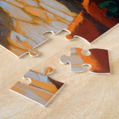 Straat in Parijs Legpuzzel (Zijkant)