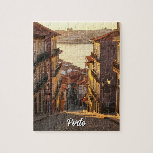Straat in Porto Portugal Reizen Legpuzzel (Verticaal)