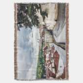 Straat in Praag Deken (Voorkant Verticaal)