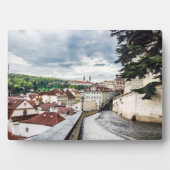 Straat in Praag Fotoplaat (voorkant)