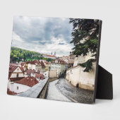 Straat in Praag Fotoplaat (Zijkant)