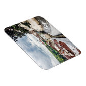 Straat in Praag in het centrum van het Briefkaart Magneet (Rechterzijde)