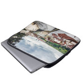 Straat in Praag Laptop Sleeve (Voorkant onderkant)