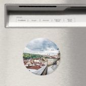 Straat in Praag Magneet (Insitu (Vaatwasser))