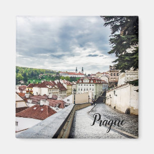 Straat in Praag Magneet
