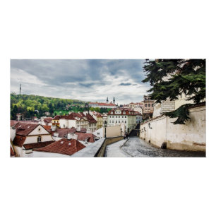 Straat in Praag Perfect Poster