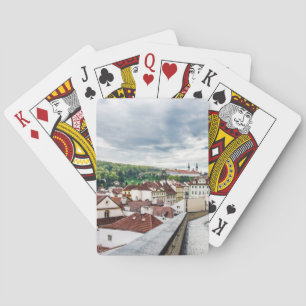 Straat in Praag Pokerkaarten
