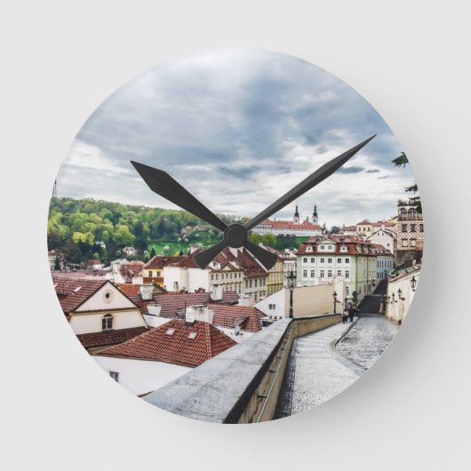 Straat in Praag Ronde Klok (Voorkant)