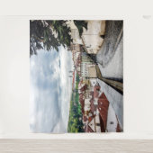 Straat in Praag Wandkleed (Voorkant)