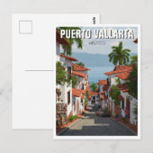 Straat in Puerto Vallarta Mexico Reizen Briefkaart (Voorkant / Achterkant)