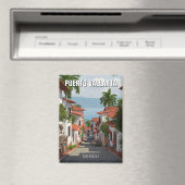 Straat in Puerto Vallarta Mexico Reizen Magneet (Insitu (Vaatwasser))