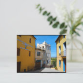 Straat in Riba-roja de Túria Briefkaart (Staand voorkant)