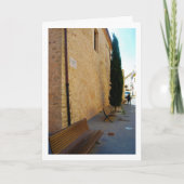 Straat in Riba-roja de Túria, Spaans dorp Kaart (Voorkant)