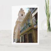 Straat in Riba-roja de Túria, Spaans dorp Kaart (Voorkant)