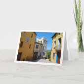 Straat in Riba-roja de Túria, Spaans dorp Kaart (Voorkant)