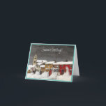 Straat in Røros in de winter (1903)   Kaart<br><div class="desc">Winterlandschap in Noorwegen</div>