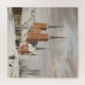 Straat in Roskilde 1836 Legpuzzel (Horizontaal)