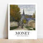 Straat in Sainte-Adresse door Claude Monet Poster<br><div class="desc">Breng een stukje kunstgeschiedenis mee naar huis met dit prachtige poster Street in Sainte-Adresse van de Franse impressionistische schilder Claude Monet. Deze olieverf op doek, geschilderd in 1867, toont een vrouw en kind die over een glooiende straat kijken in het kleine vissersdorpje Sainte-Adresse, in de buurt van Le Havre, Normandië,...</div>