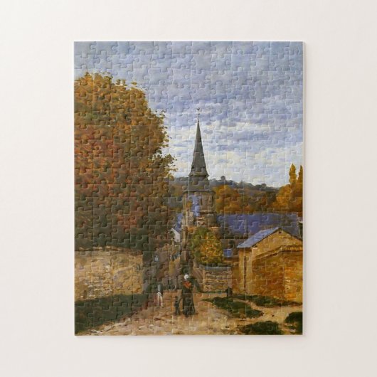 Straat in Sainte-Adresse Monet Fine Art Legpuzzel (Verticaal)