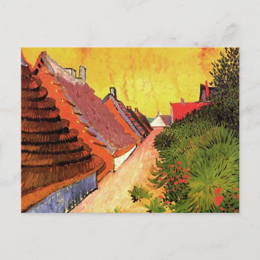Straat in Saintes Maries door Vincent van Gogh Briefkaart (Voorkant)