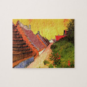 Straat in Saintes Maries door Vincent van Gogh Legpuzzel