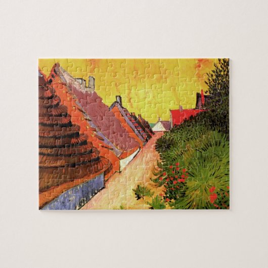 Straat in Saintes Maries door Vincent van Gogh Legpuzzel (Horizontaal)