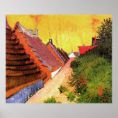 Straat in Saintes-Maries door Vincent van Gogh Poster (Voorkant)