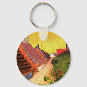 Straat in Saintes Maries door Vincent van Gogh Sleutelhanger