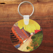 Straat in Saintes Maries door Vincent van Gogh Sleutelhanger (Voorkant)