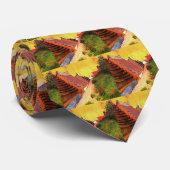 Straat in Saintes Maries door Vincent van Gogh Stropdas (Opgerold)