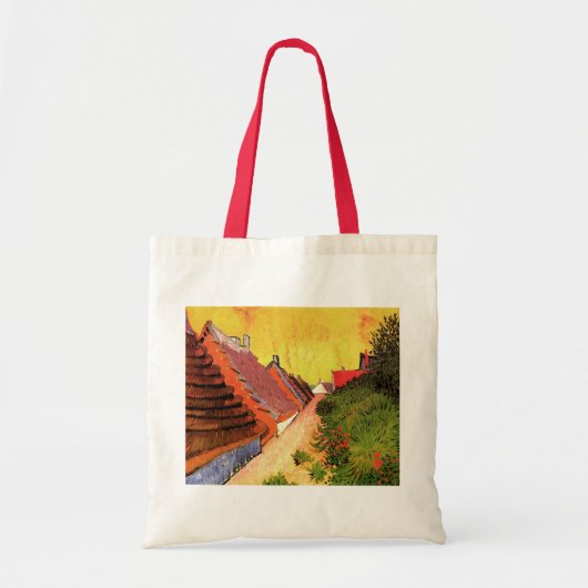 Straat in Saintes Maries door Vincent van Gogh Tote Bag (Voorkant)