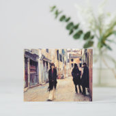 Straat in Venetië door John Singer Sargent Briefkaart (Staand voorkant)