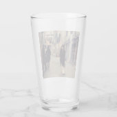 Straat in Venetië (Elegant Woman) (Singer Sargent) Glas (Achterkant)