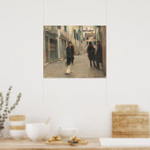 Straat in Venetië - John Sargent Fine Art Poster (Keuken)
