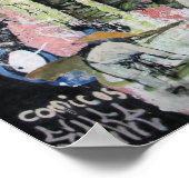 Straat Kunst van Las Palmas Elephant Poster (Hoek)