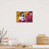 Straat Kunst van Las Palmas Poster (Keuken)