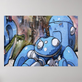 Straat Kunst van Las Palmas Poster