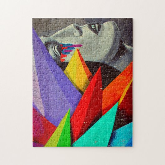 Straat Kunst van Madrid. Legpuzzel (Verticaal)