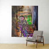 Straat kunstschilderkunst wandkleed (In situ)