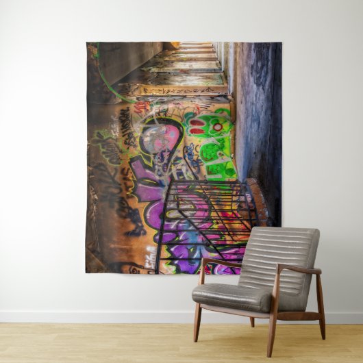 Straat kunstschilderkunst wandkleed (In situ)