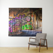 Straat kunstschilderkunst wandkleed (In Situ (horizontaal))