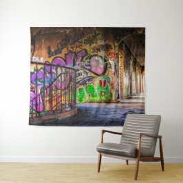 Straat kunstschilderkunst wandkleed