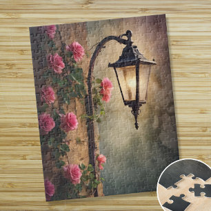 Straat lantaarn legpuzzel