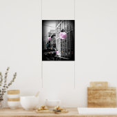 Straat Lichte Wereldbollen Urban Art Poster (Keuken)