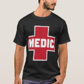 Straat Medic Red First Aid Protest Helper T-shirt (Voorkant)