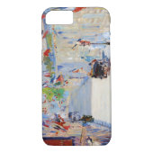 Straat met Franse vlaggen, Manet Case-Mate iPhone Case (Achterkant)