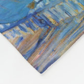 Straat met Franse vlaggen, Manet Fleece Deken (Hoek)